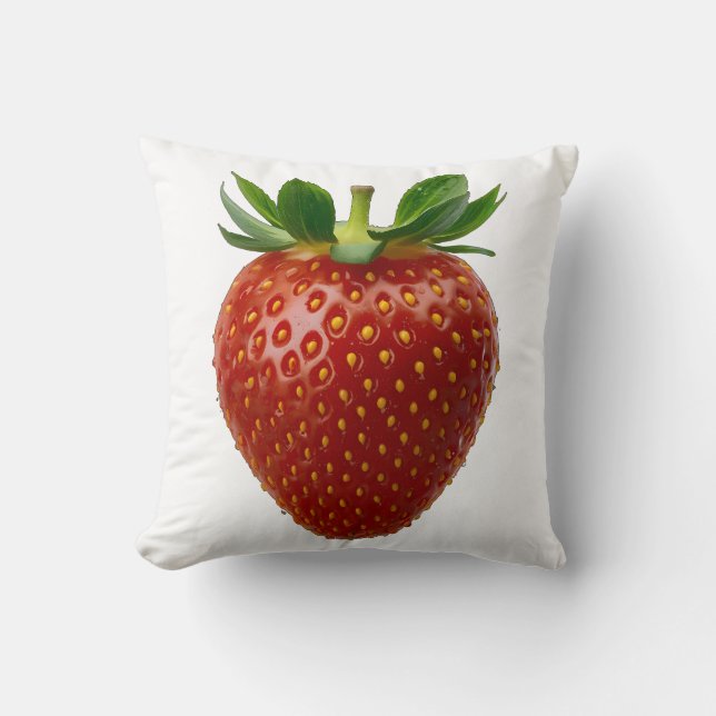 Almohada Única de Fresa - D Fruta Estética (Anverso)