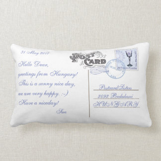 Almohada única de la postal