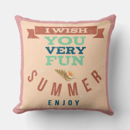 Almohada Verano para Disfrutar
