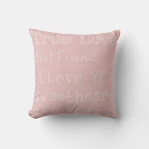 Almohada verdadera del el día de San Valentín de