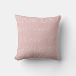 Almohada verdadera del el día de San Valentín de