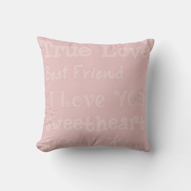 Almohada verdadera del el día de San Valentín de (Anverso)