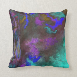 Almohada verde azulada de la fusión