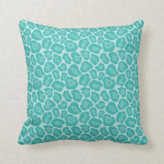 Almohada verde azulada femenina del modelo del