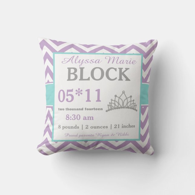 Almohada verde azulada púrpura de la invitación (Anverso)