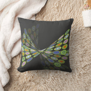 Almohada verde Cushio del arte de gráficos de la