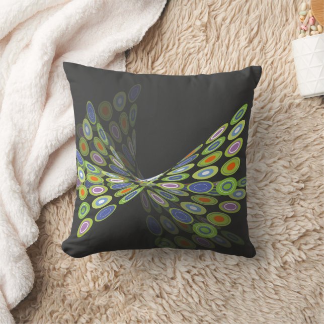 Almohada verde Cushio del arte de gráficos de la (Manta)