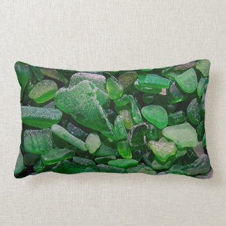 Almohada verde de Seaglass