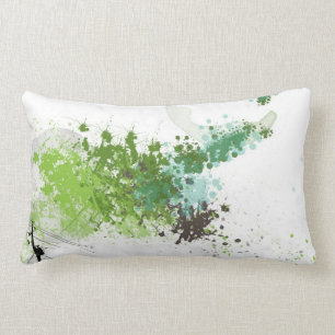 Almohada verde del chapoteo