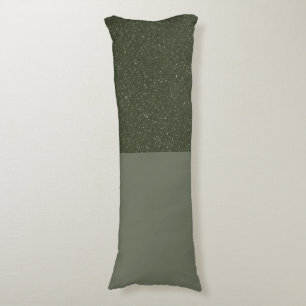 Almohada verde del cuerpo verde del mosca enmascar