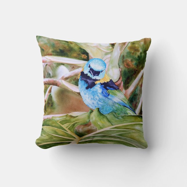 almohada Verde-dirigida del Bello Artes de la (Anverso)