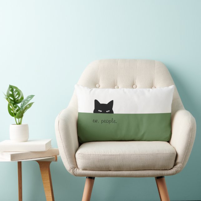 Almohada Verde Foto de Gente Ew Gato Furtivo (Silla)