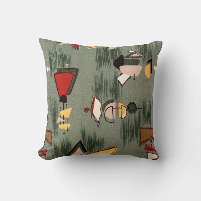 Almohada VERDE GRIS de MoJo de la AMEBA 5 (Anverso)