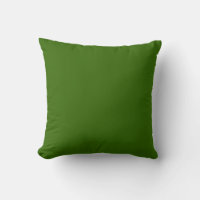 almohada verde sólida