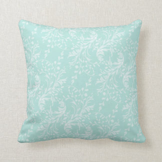 Almohada verde verde azulada del modelo del