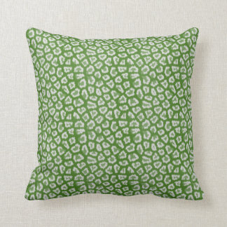 Almohada verde y blanca elegante del modelo del