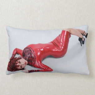 ALMOHADA - VESTIDO ROJO del LÁTEX - Bianca