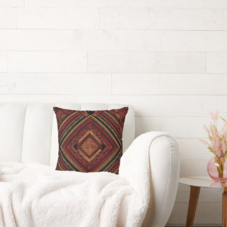 Almohada vibrante geométrica nubia | Etn