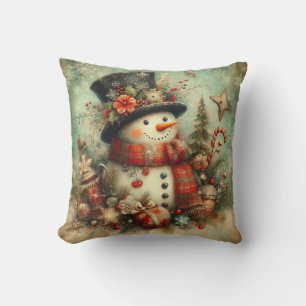 Almohada vintage de Navidad