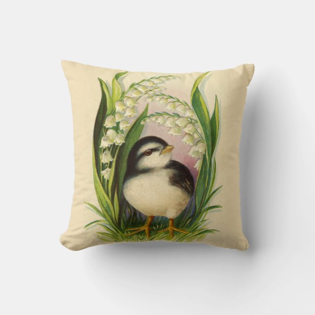 Almohada Vintage Little Bird (Anverso)