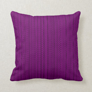 Almohada violeta de la tela