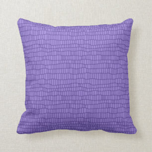 Almohada violeta monocromática del acento