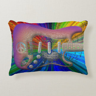 Almohada viva del acento de la guitarra de la paz