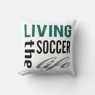 Almohada Viviendo la Vida del Fútbol