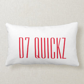 Almohada w/Name de D7_QuicKz y logotipo