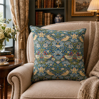 Almohada William Morris Strawberry Thief