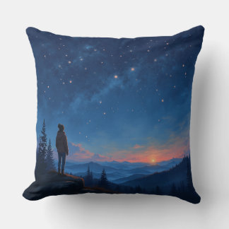 almohada y cojín del cielo nocturno