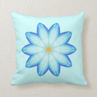 Almohadas abstractas de la pintura de la flor de