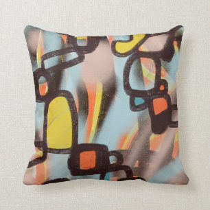 Almohadas abstractas intrépidas del arte moderno