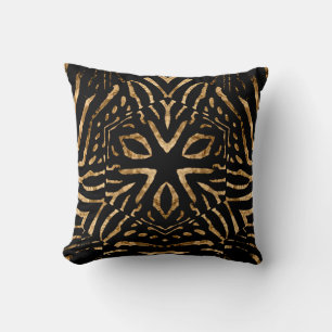 Almohadas Africanas Salvajes Cebra Negro Raya Dora