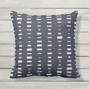 Almohadas al aire libre azul de la marina - Trazo 