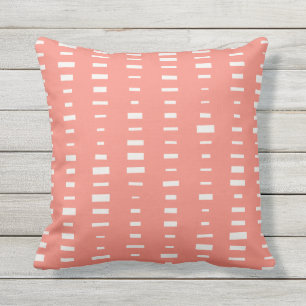 Almohadas al aire libre coralinas - raya del