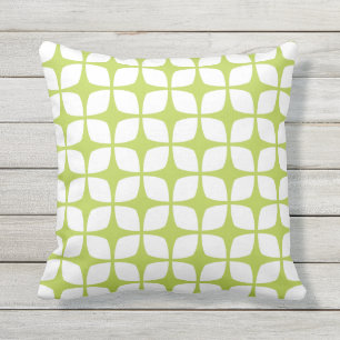 Almohadas al aire libre de la verde lima - modelo