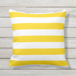 Almohadas al aire libre de las rayas náuticas
