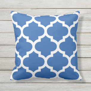Almohadas al aire libre de Quatrefoil del marroqu
