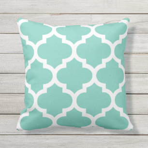 Almohadas al aire libre de Quatrefoil del marroqu