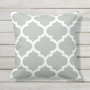 Almohadas al aire libre de Quatrefoil del marroqu