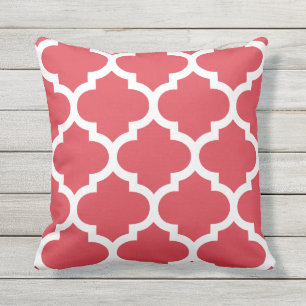 Almohadas al aire libre de Quatrefoil del marroqu