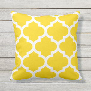 Almohadas al aire libre de Quatrefoil del marroquí