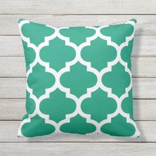 Almohadas al aire libre de Quatrefoil del marroquí