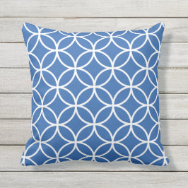 Almohadas al aire libre del azul de cobalto -