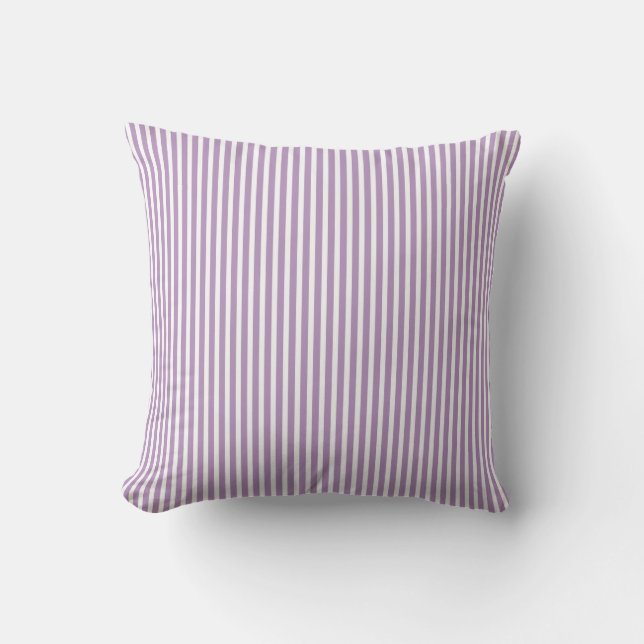 Almohadas al aire libre púrpuras - raya de Oxford (Anverso)
