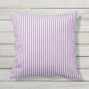Almohadas al aire libre púrpuras - raya de Oxford