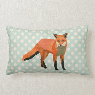 Almohadas ambarinas del Fox Polkadot MoJo