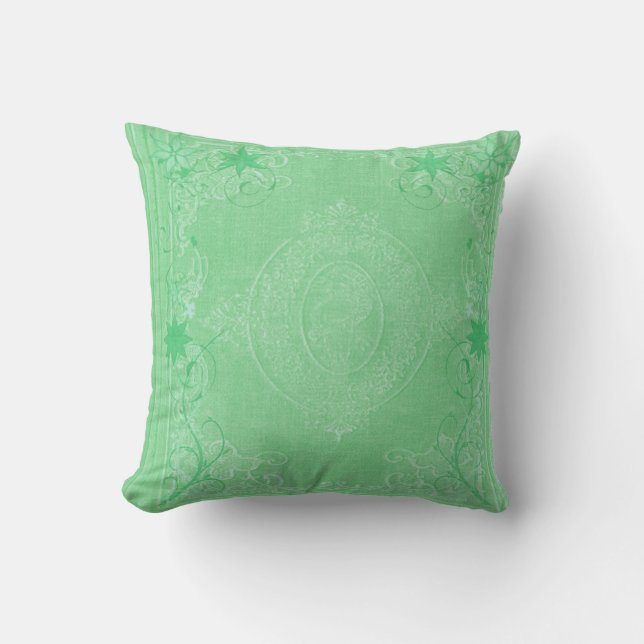 Almohadas American MoJo Verde Menta Rollo Antiguo (Anverso)