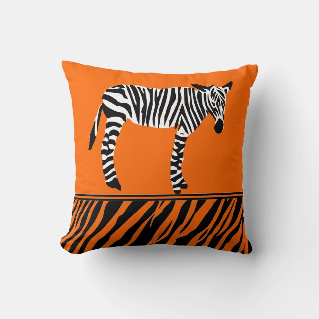 almohadas anaranjadas brillantes del amortiguador (Anverso)